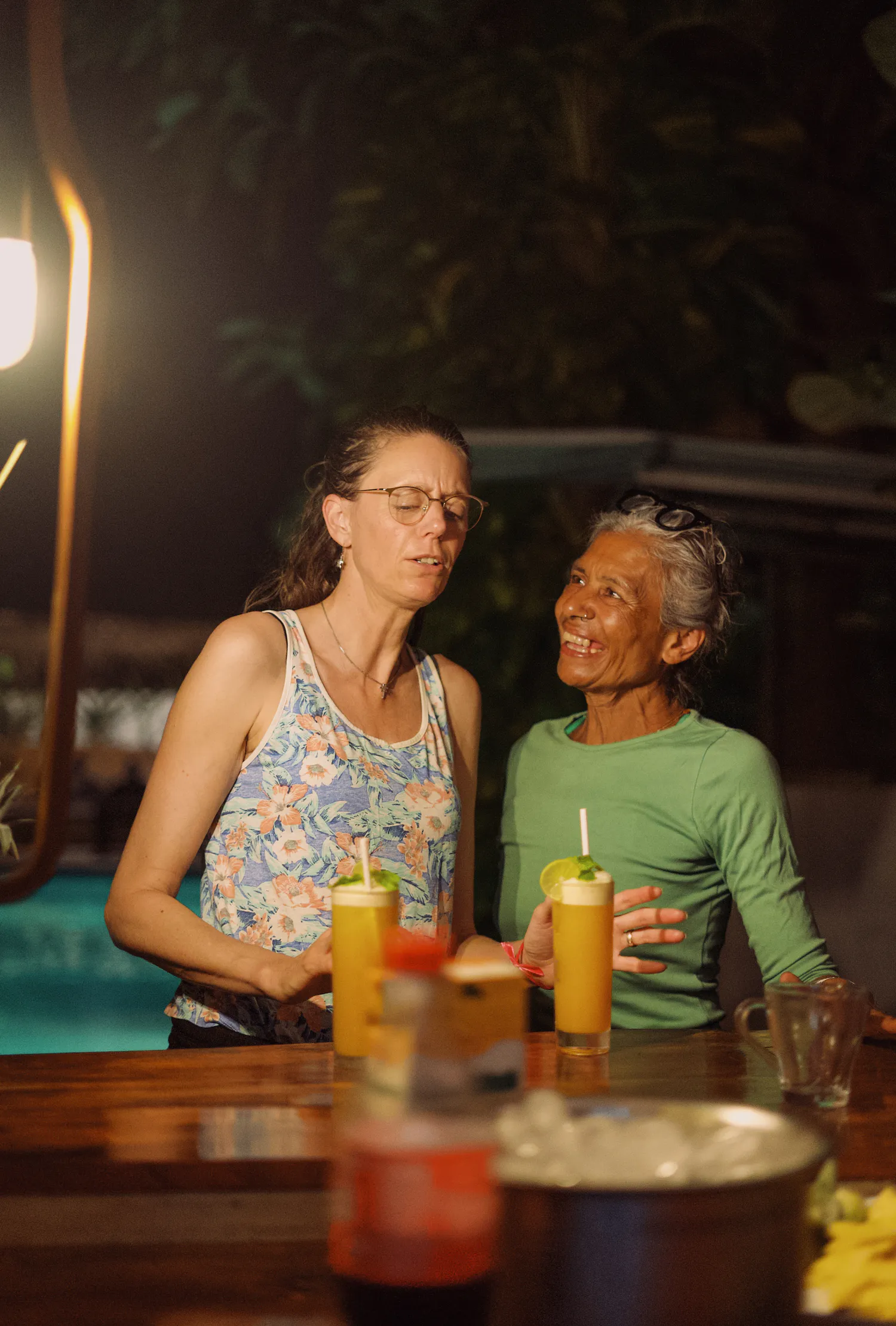 People sharing an evening at Paddlecult